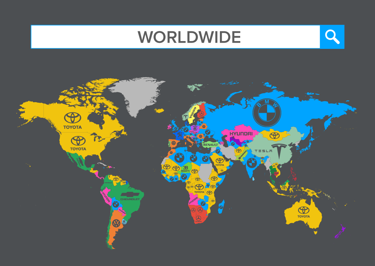 world map